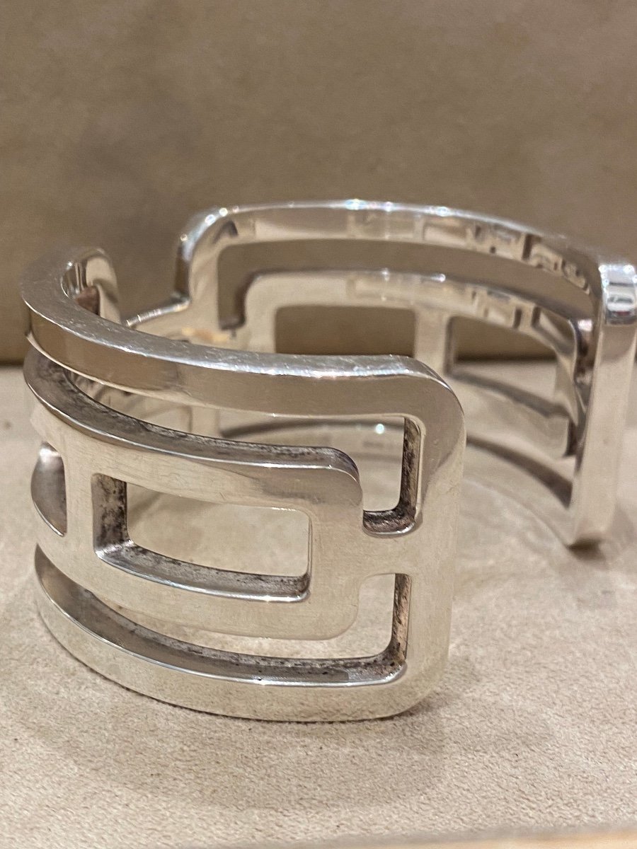 Hermes, Silver Cuff Small “arcane” Model-photo-4