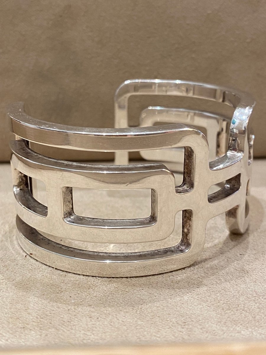 Hermes, Silver Cuff Small “arcane” Model-photo-6