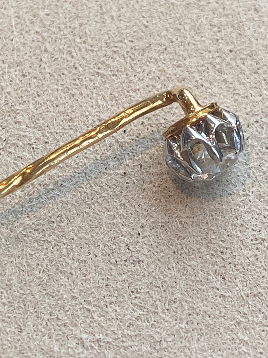 Gold & Diamond Tie Pin-photo-2