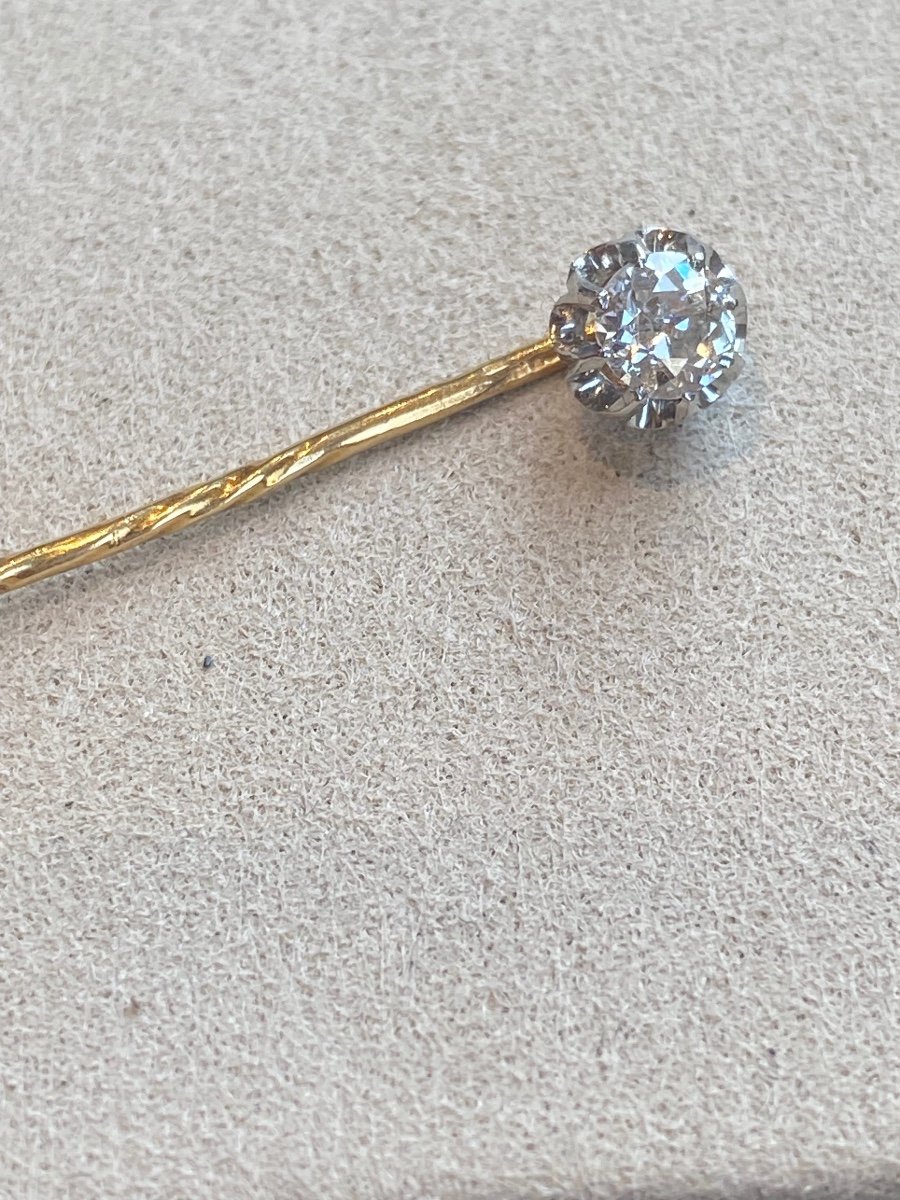 Gold & Diamond Tie Pin-photo-4