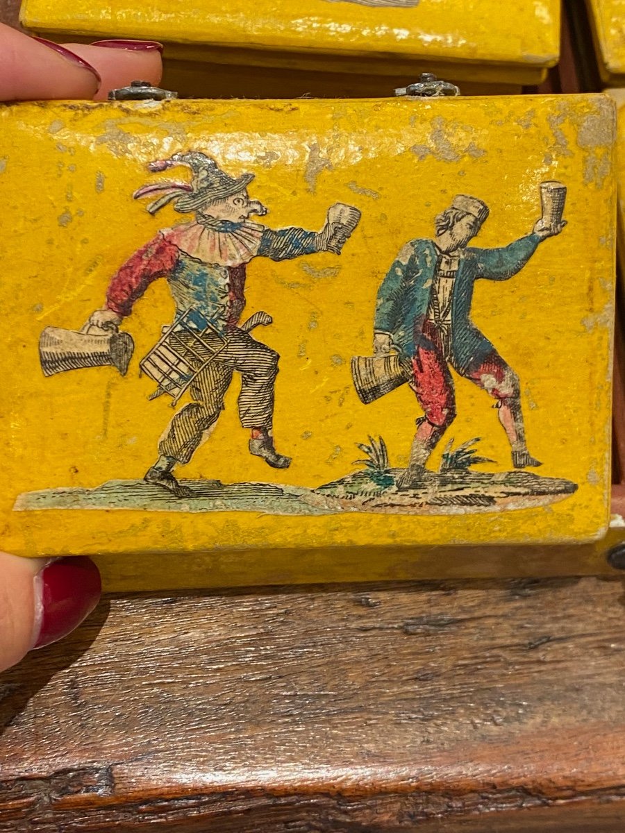 Quadrille Box, Arte Povera, 18th Century-photo-3