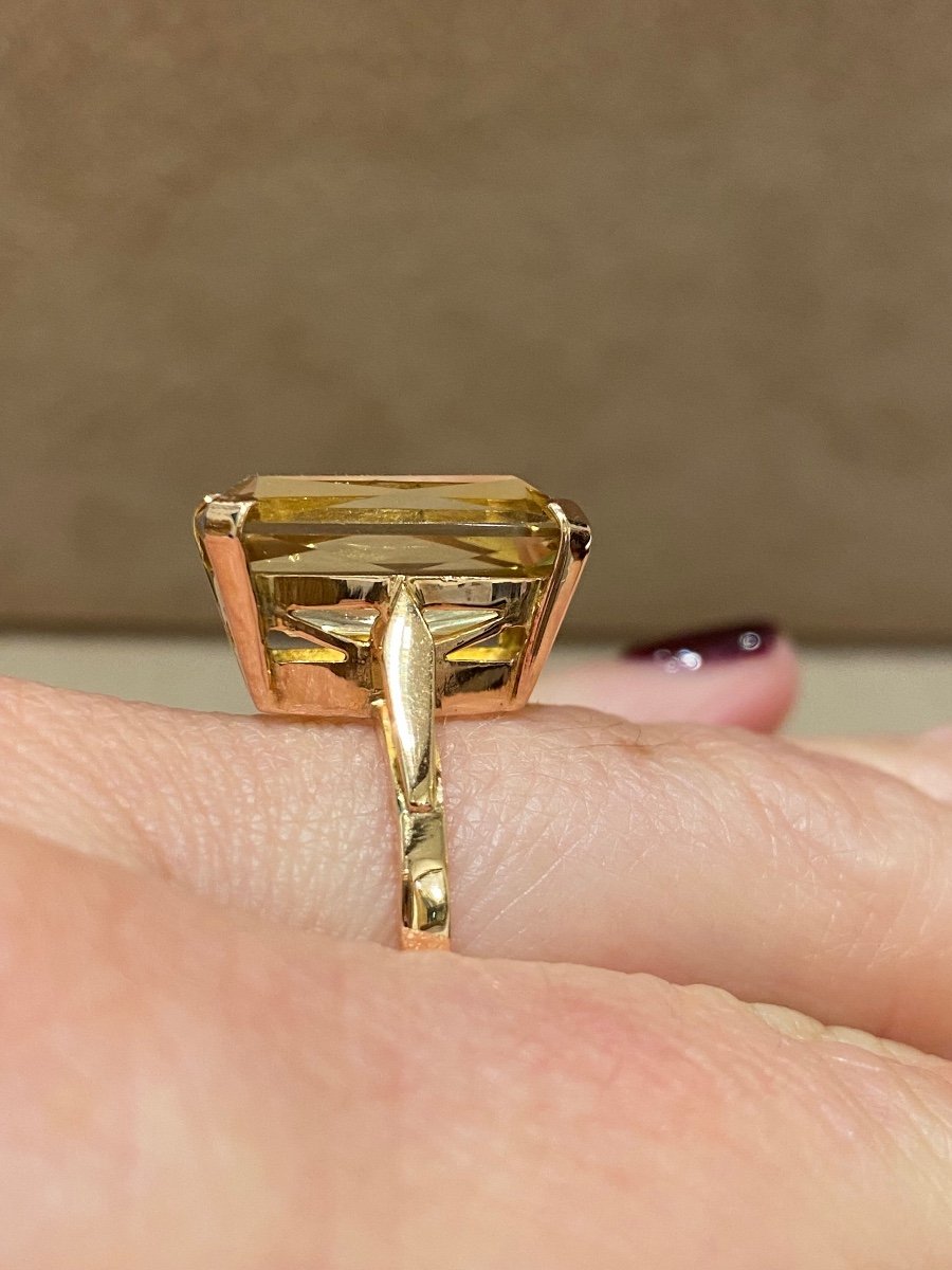 Citrine Cocktail Ring-photo-2