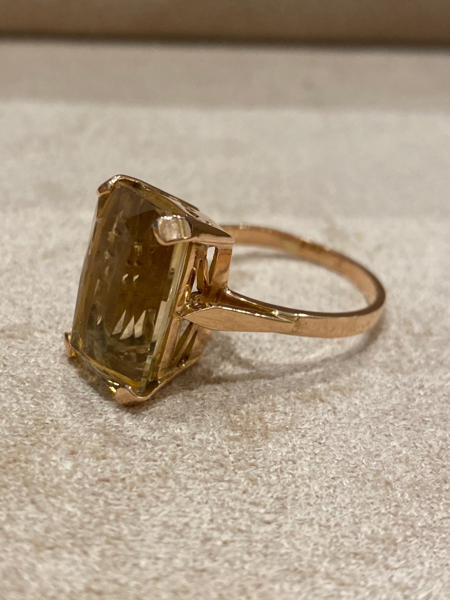 Citrine Cocktail Ring-photo-5