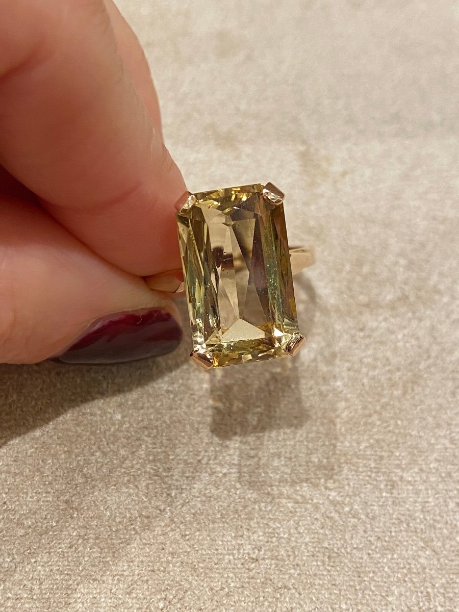 Bague Cocktail Citrine