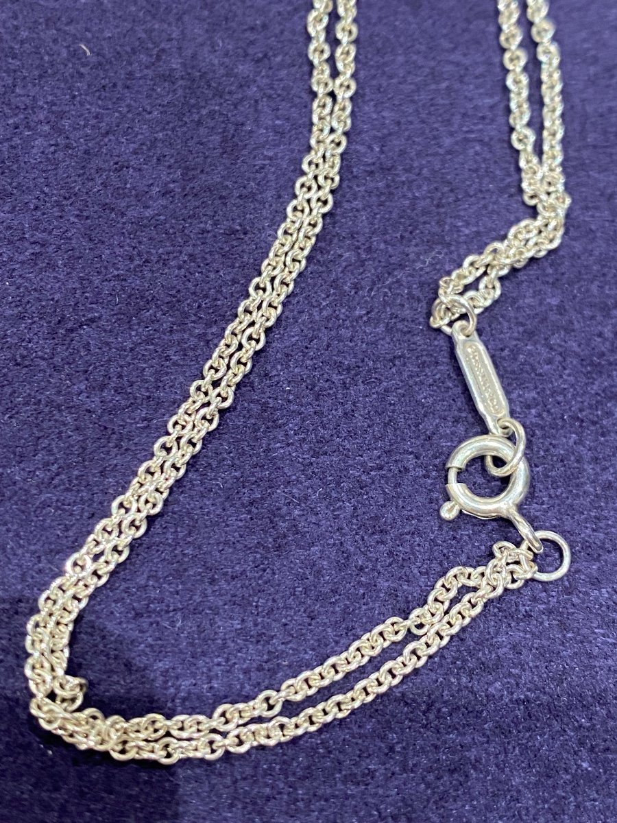 Tiffany & Co, Collier Argent Infinity-photo-2