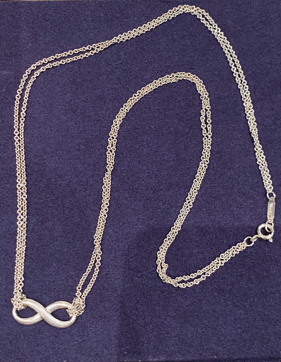 Tiffany & Co, Collier Argent Infinity