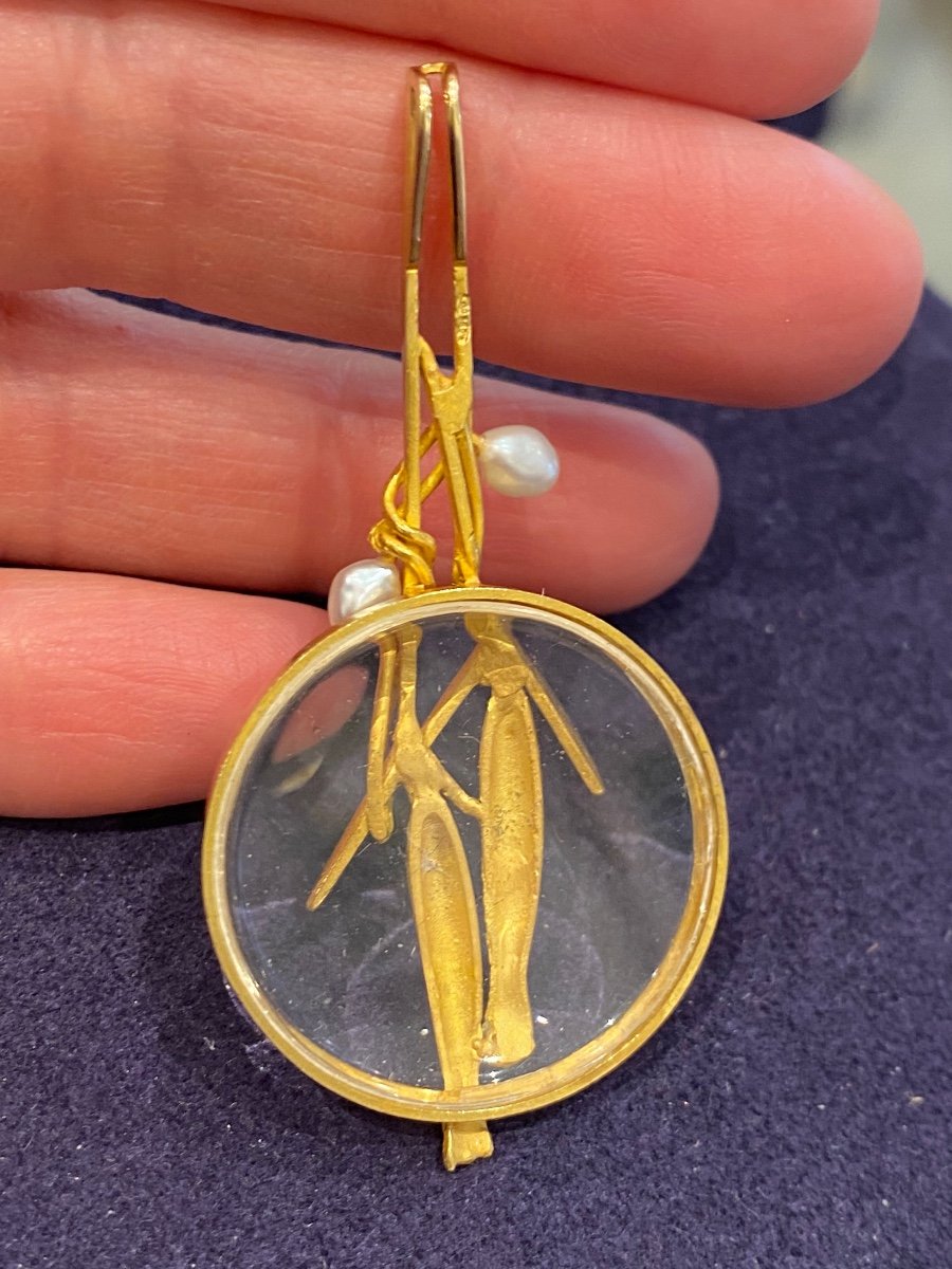 Janine Renard (1947), Magnifying Glass Pendant-photo-3