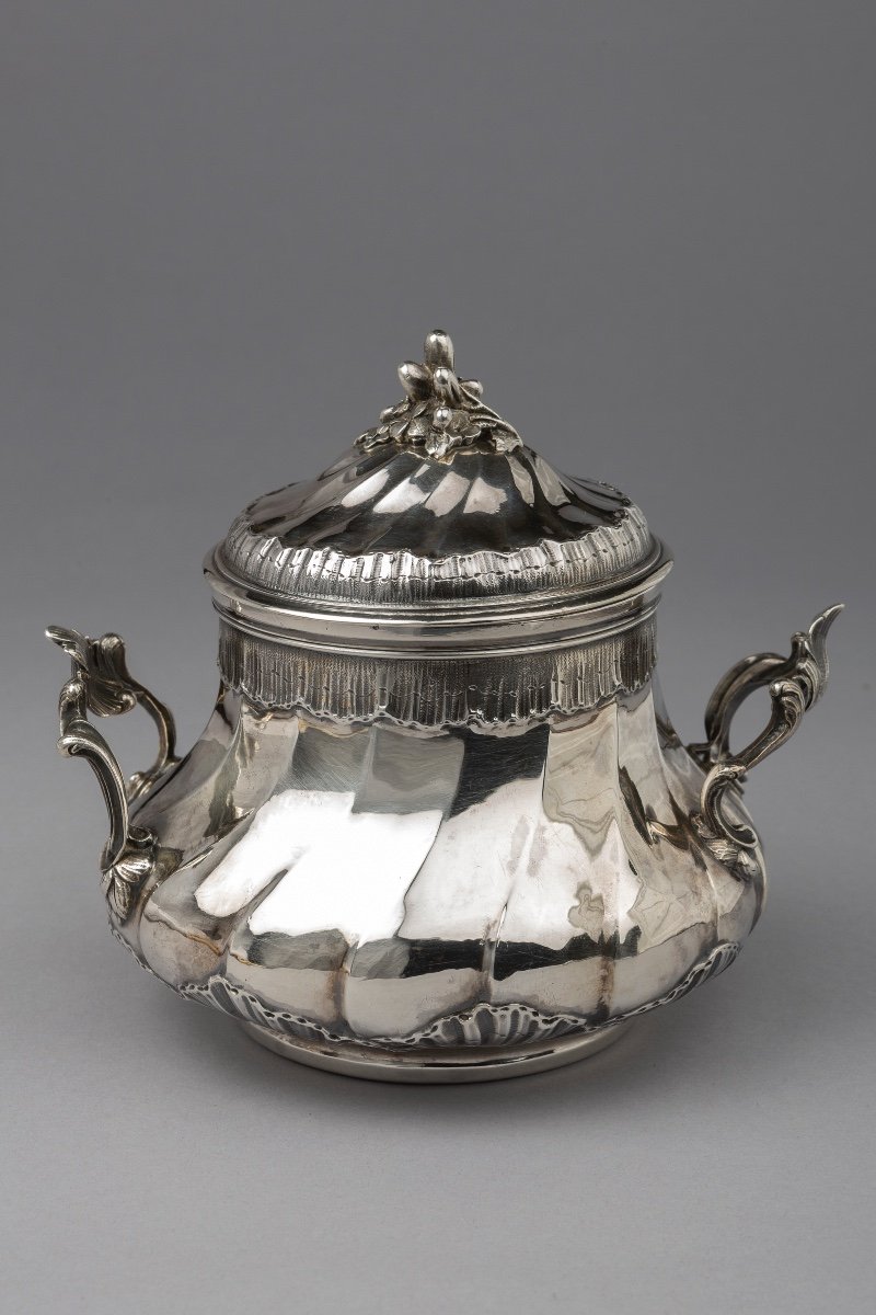 Sugar Bowl And Its Silver Lid, Paris, 1788 By François Joubert-photo-3