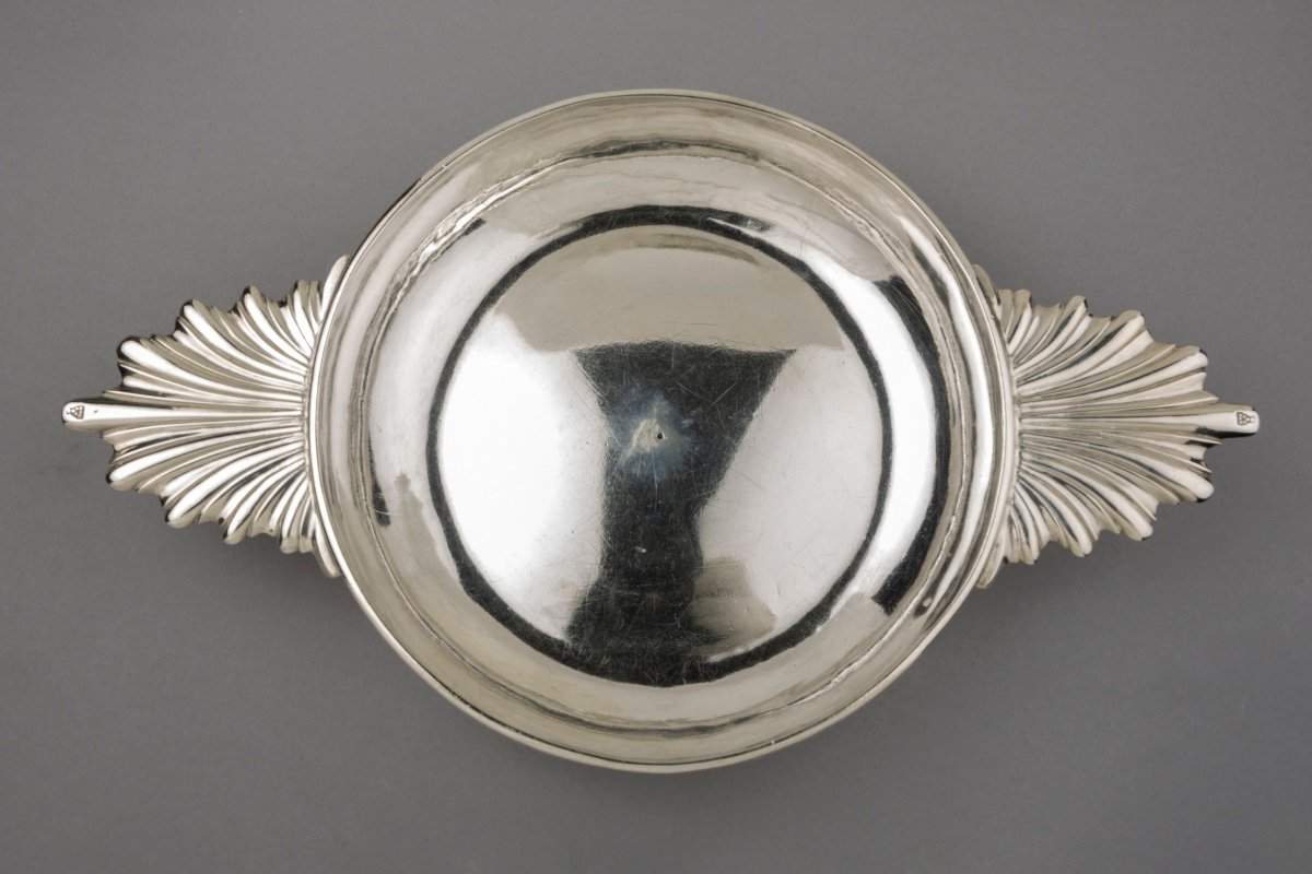 Silver Ear Bowl, Paris, 1744-1745 By Paul Nicard-photo-4