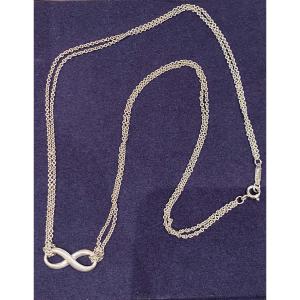 Tiffany & Co, Collier Argent Infinity