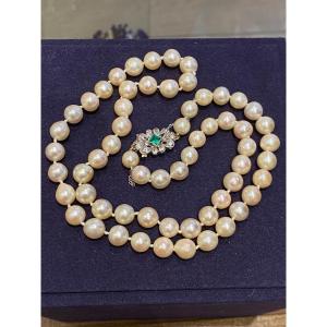 Art Deco Cultured Pearl Necklace