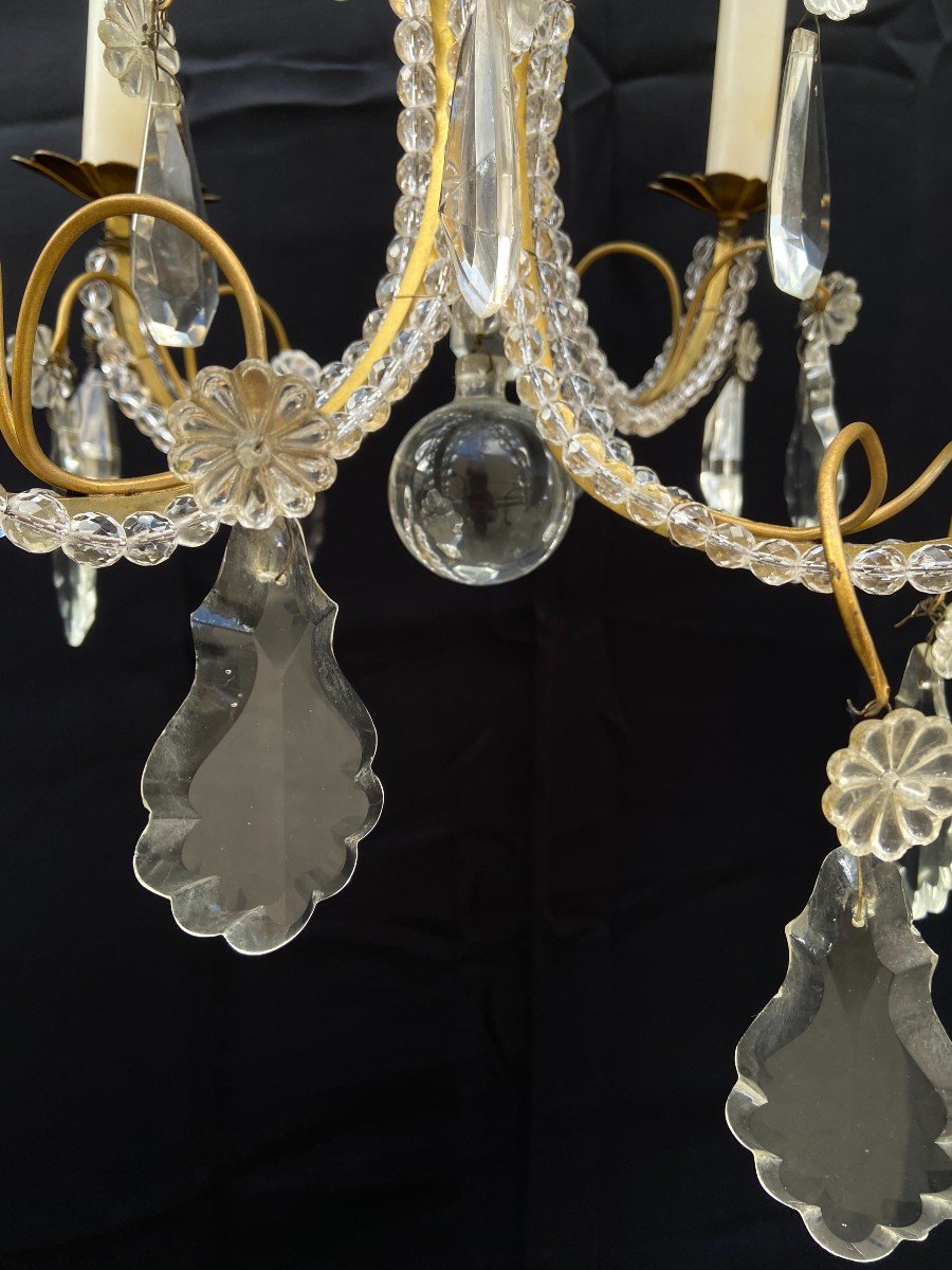 Small Chandelier, Late 19th Century-photo-4