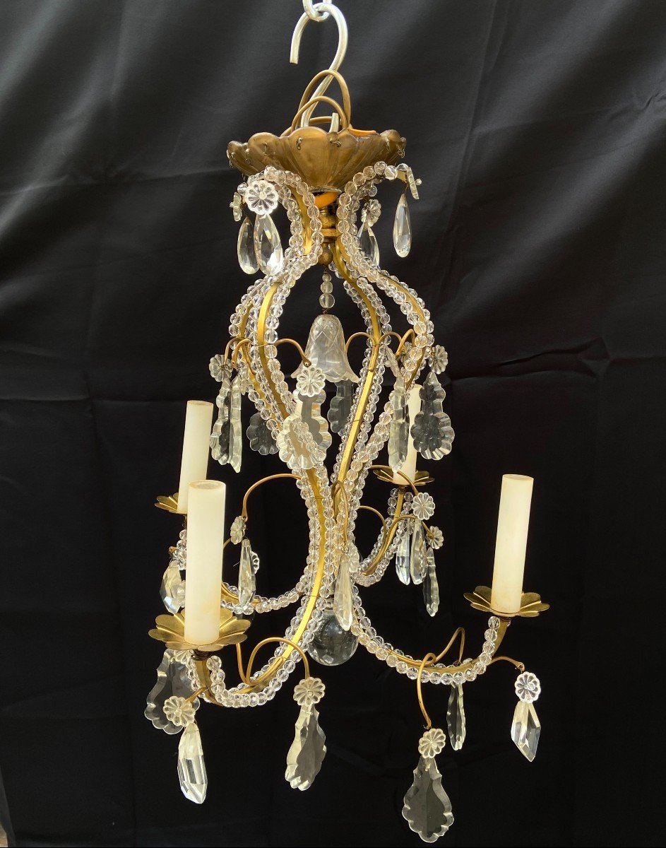Small Chandelier, Late 19th Century-photo-2
