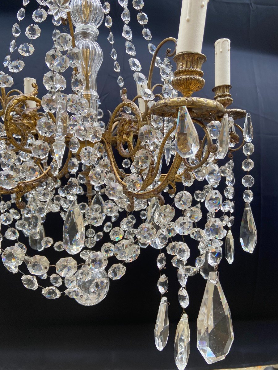 French Chandelier, Late 19th Century-photo-1