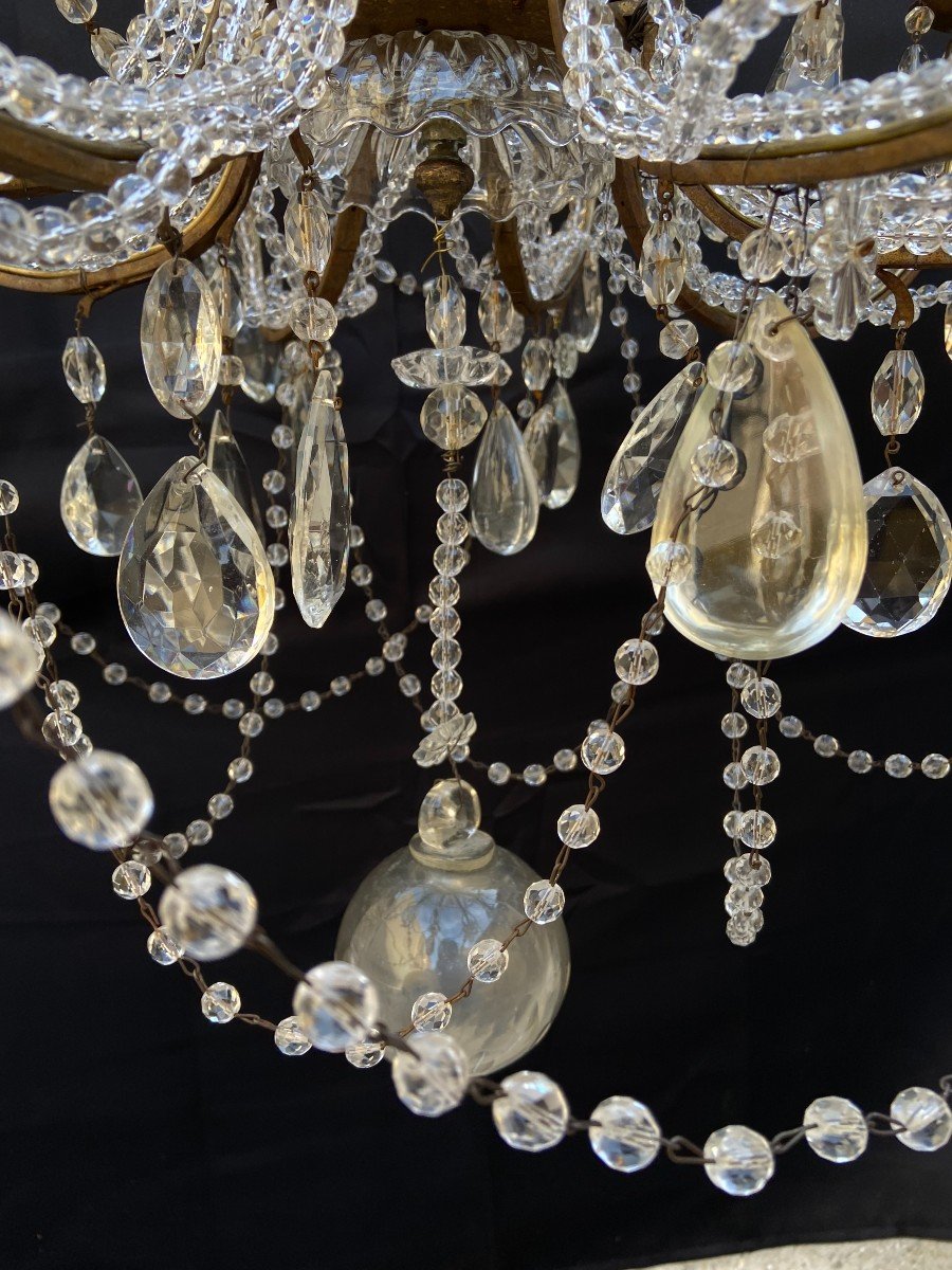 Italian Chandelier, Late 19th Century-photo-3