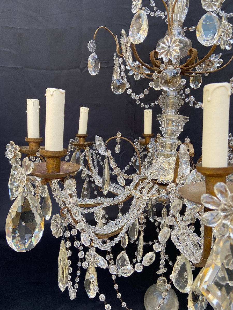 Italian Chandelier, Late 19th Century-photo-6