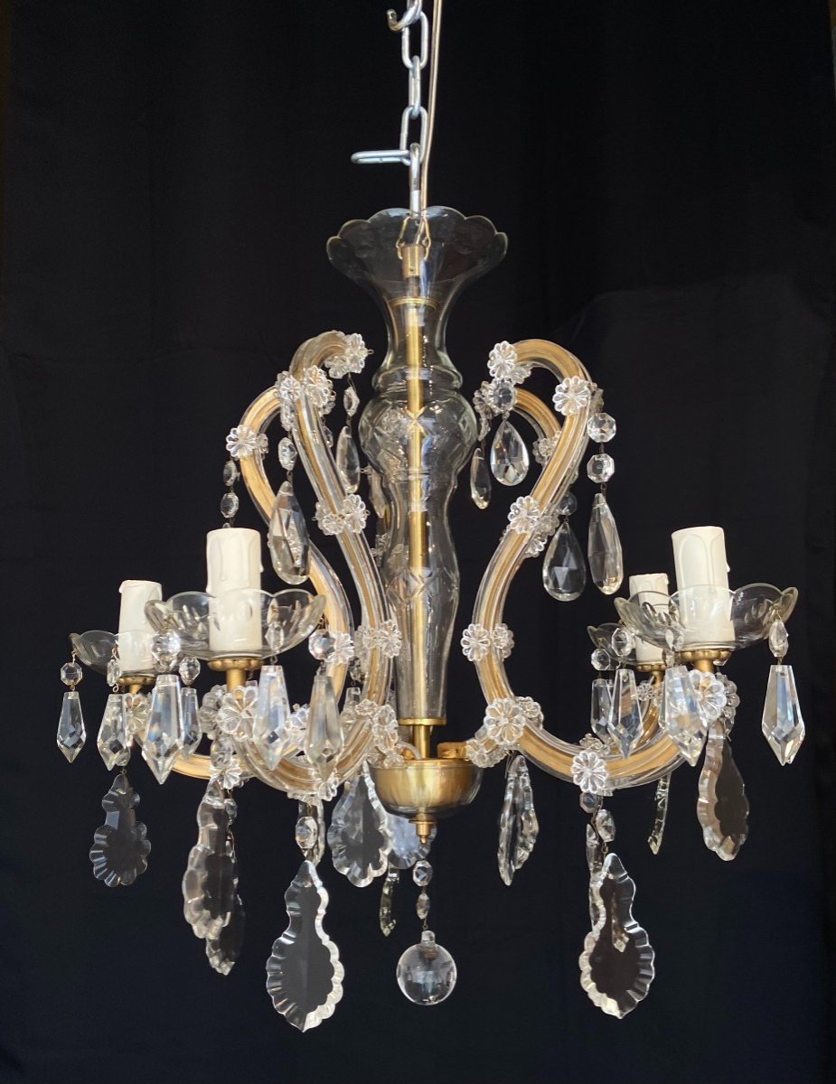 Small 20th Century Chandelier, Italy -photo-2