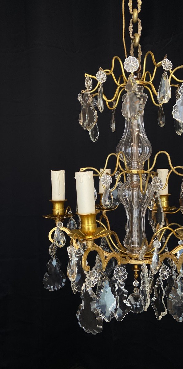 Small 20th Century Chandelier, France -photo-2