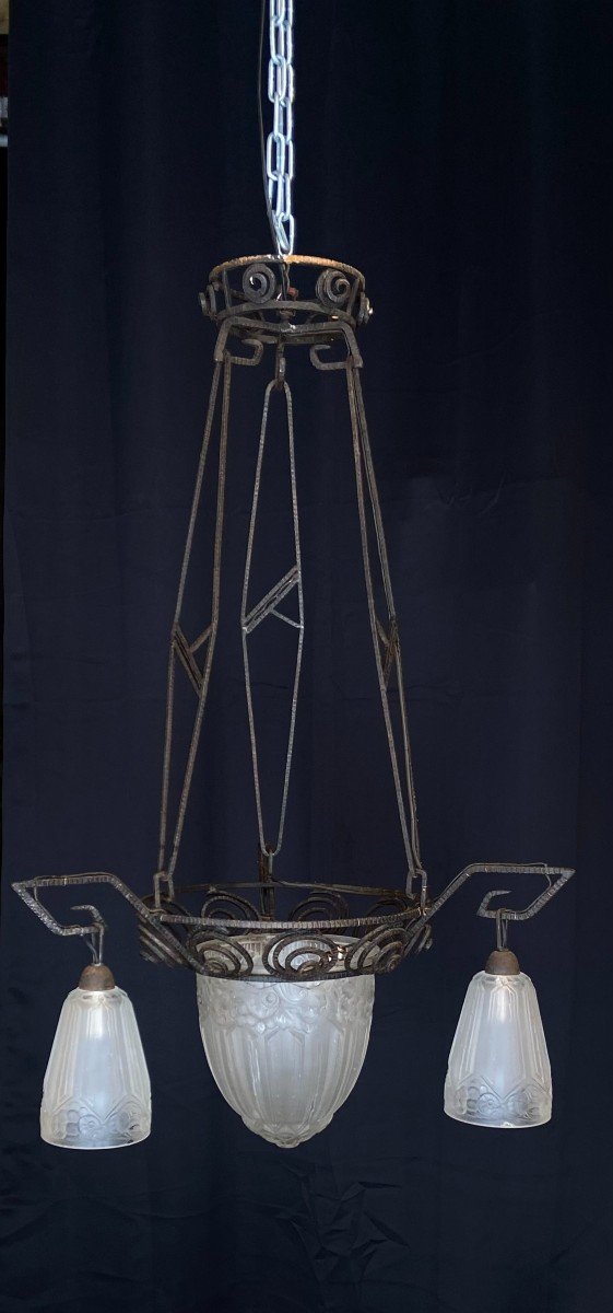 Art Deco Chandelier-photo-4