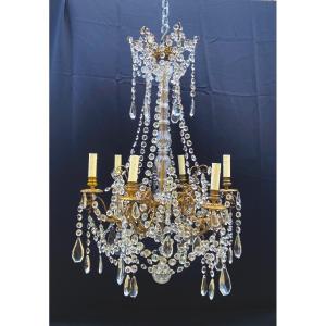 French Chandelier, Late 19th Century