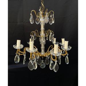 Small French Chandelier, Late 19th Century