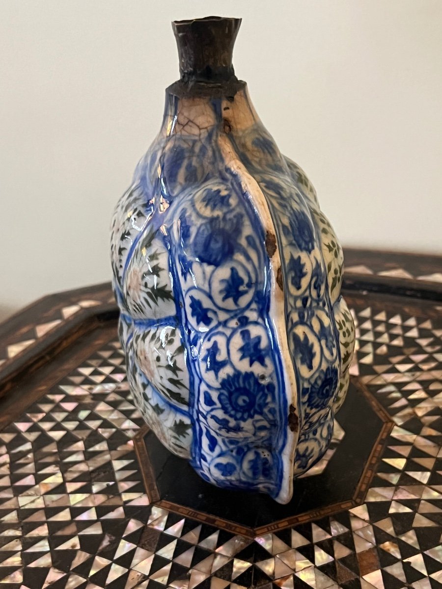 Safavid Ceramic Gourd 17th Century-photo-1