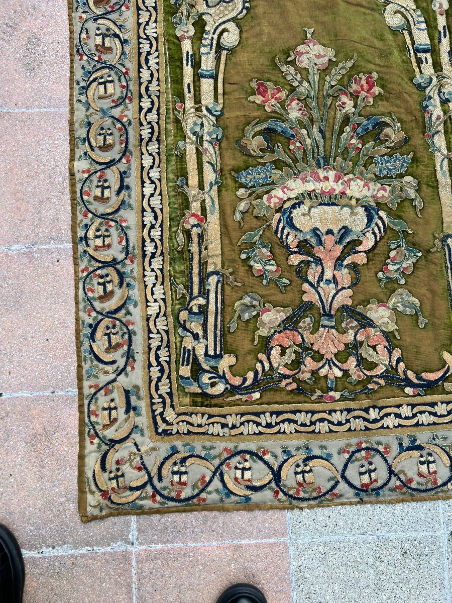 Tapis De Prière Ottoman Dit Banja Luka 19eme Siècle -photo-2