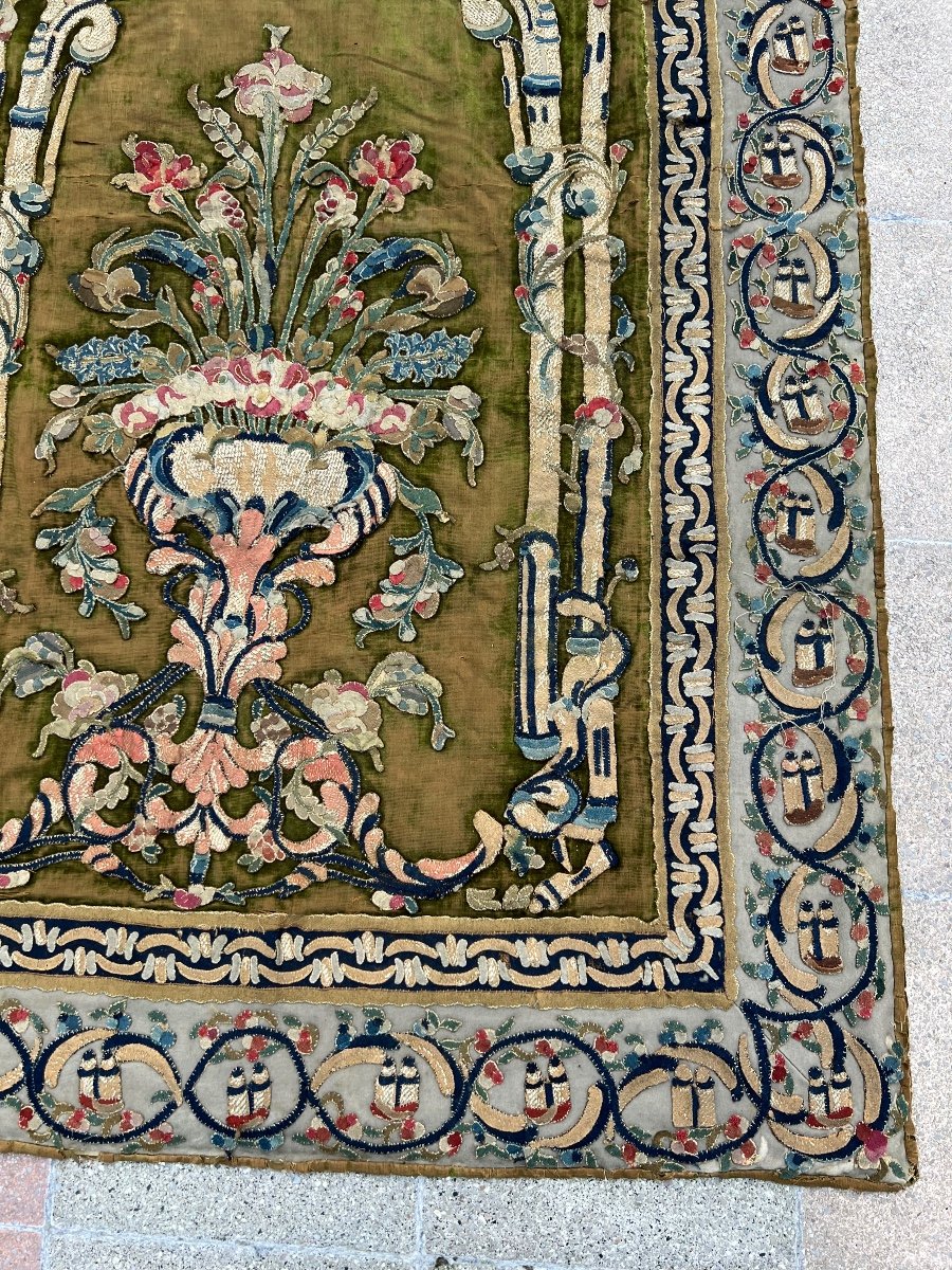 Tapis De Prière Ottoman Dit Banja Luka 19eme Siècle -photo-3