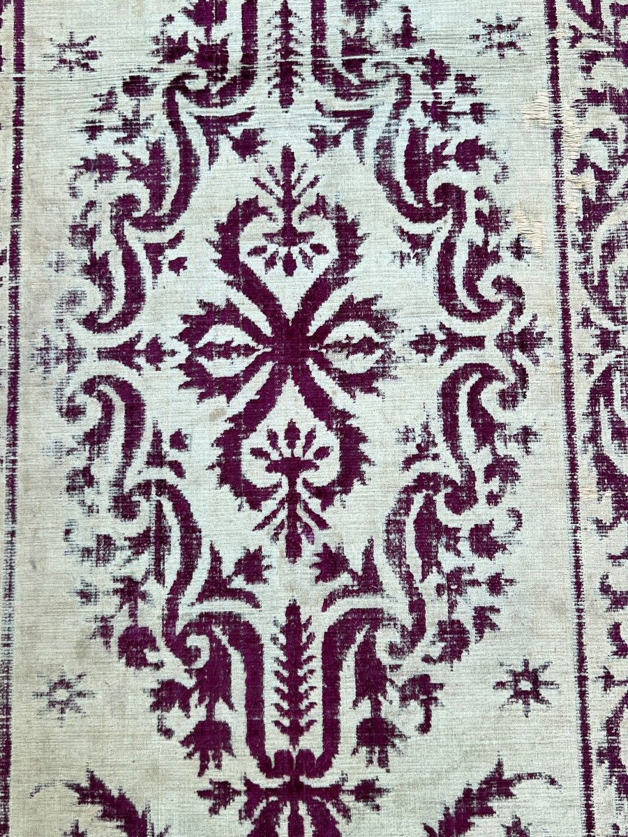 Ottoman Textile Said Chatma From Bursa 18th Century -photo-2