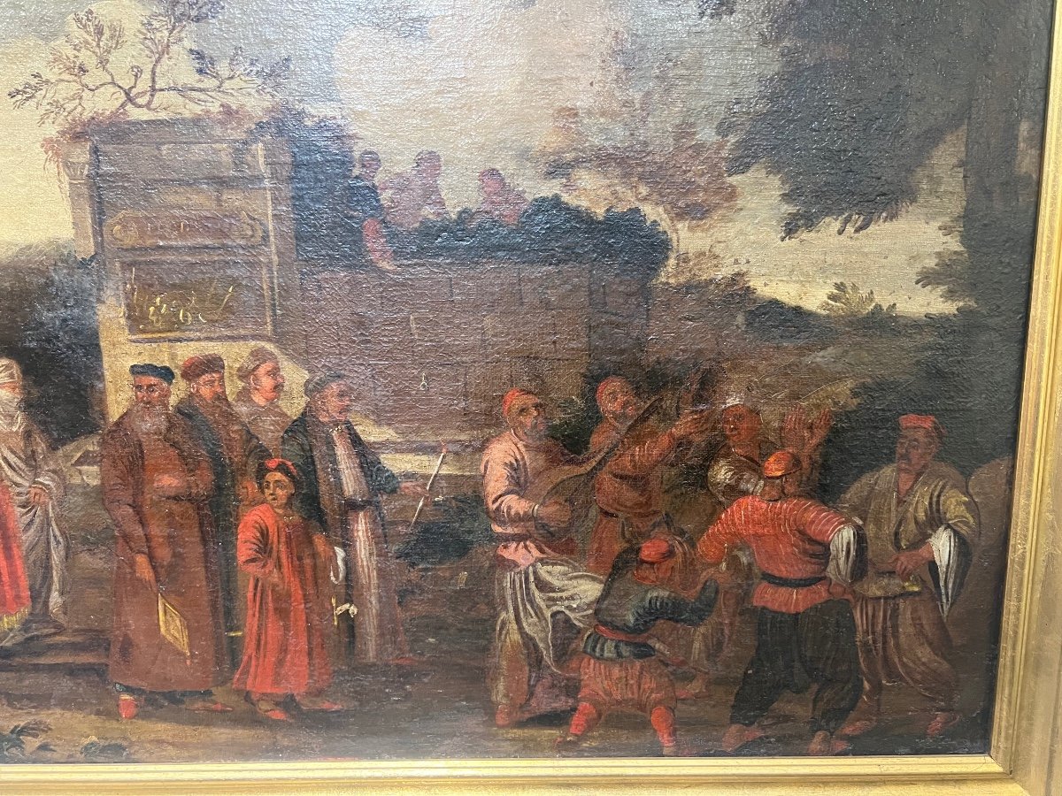 Atelier De Jean Baptiste Vanmour Constantinople Ottoman XVIIIe Siècle-photo-3