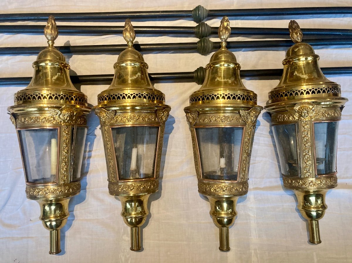 4 Lanterns 19th Century 