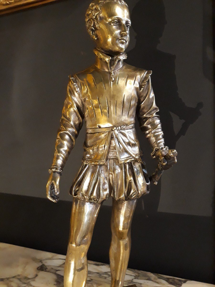 Bronze Of Henry 4 Child-photo-2