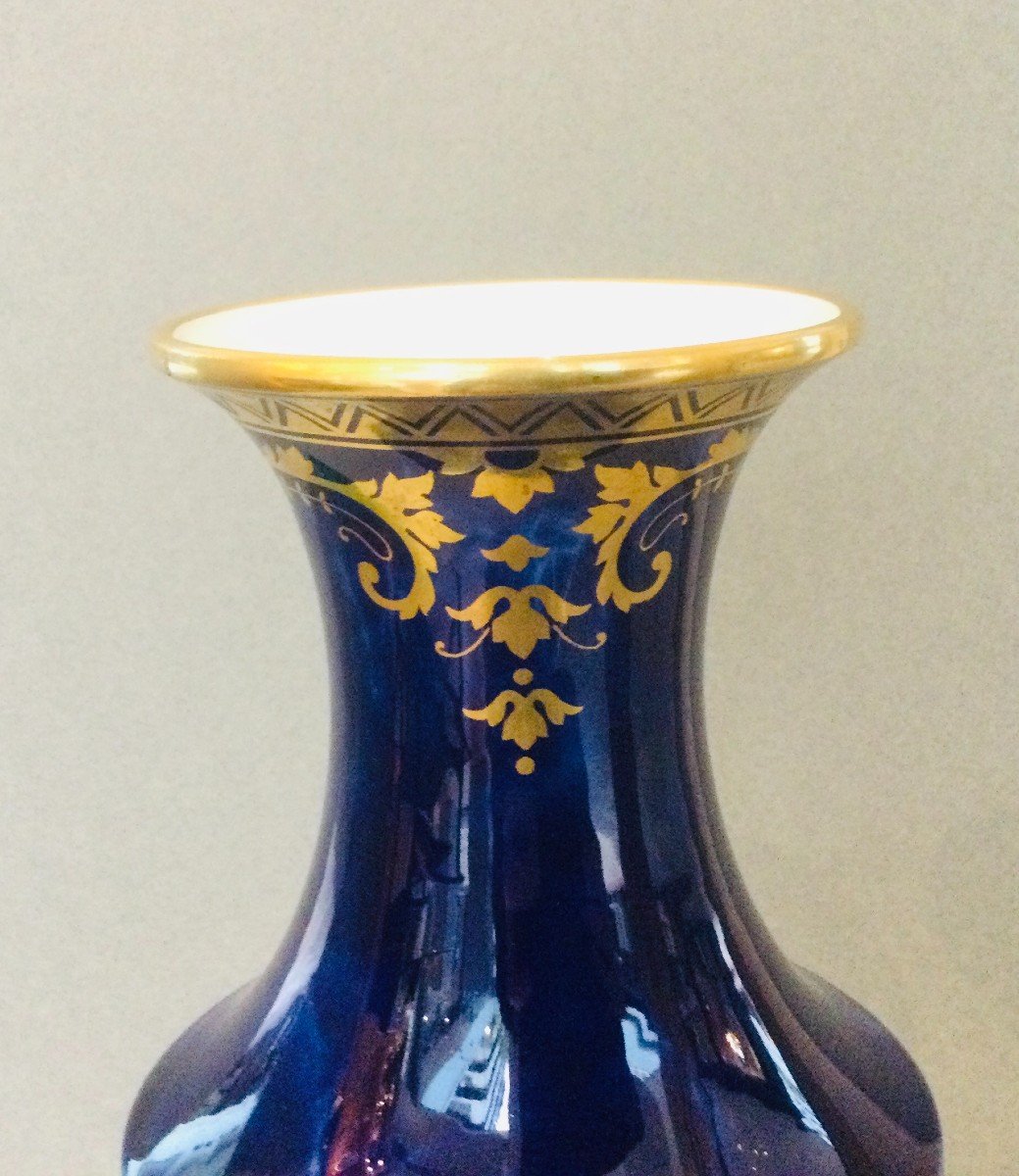 Vase en porcelaine de Sèvres époque Second Empire, 1870-photo-4