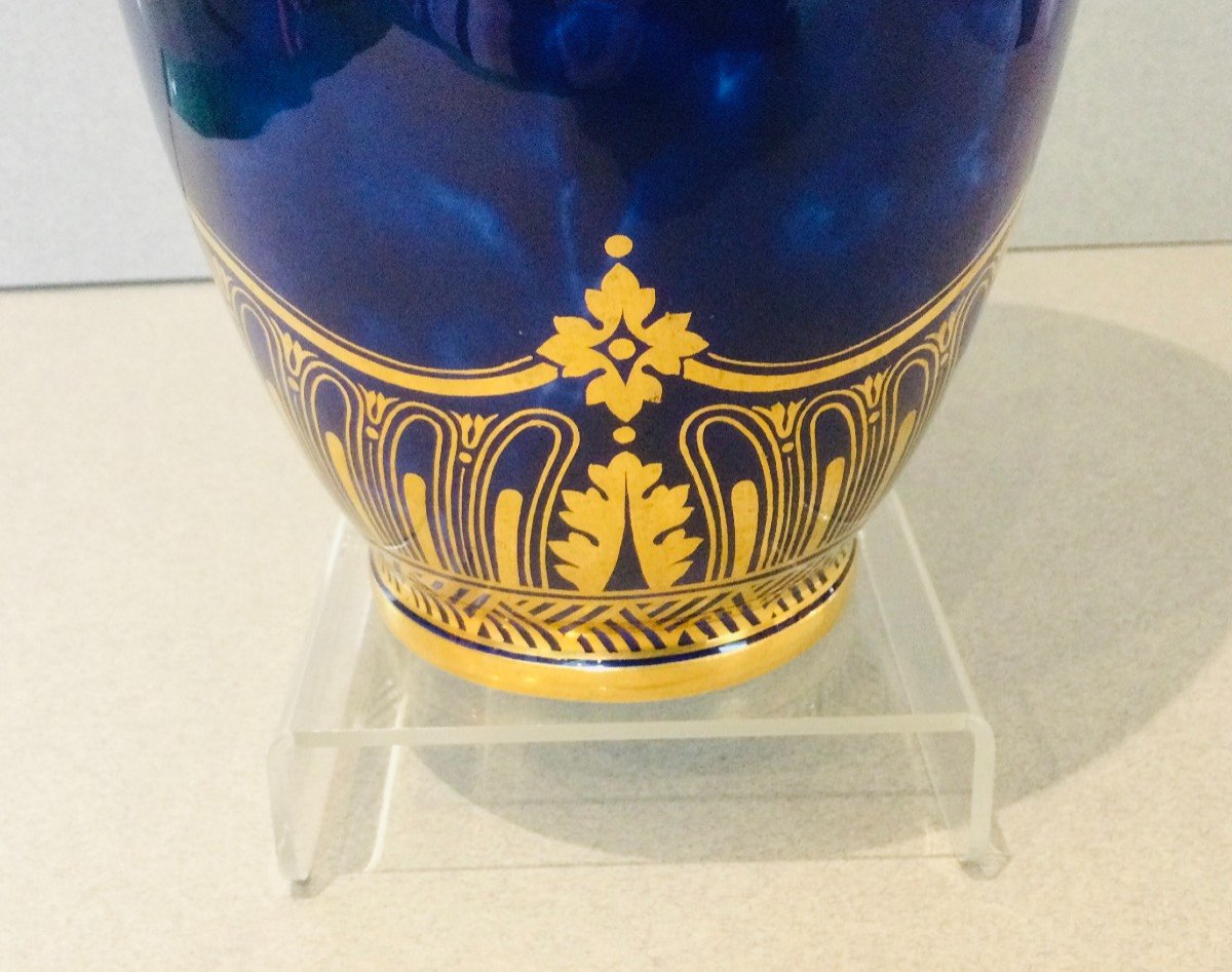 Vase en porcelaine époque Second Empire, 1870-photo-2