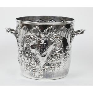 Brussels - Champagne Bucket In Silver 19th