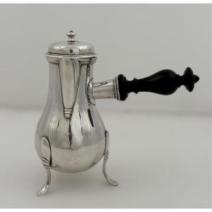 Rare 18th Century Egoist Sterling Silver Coffee Pot - Grenoble 1765-1768