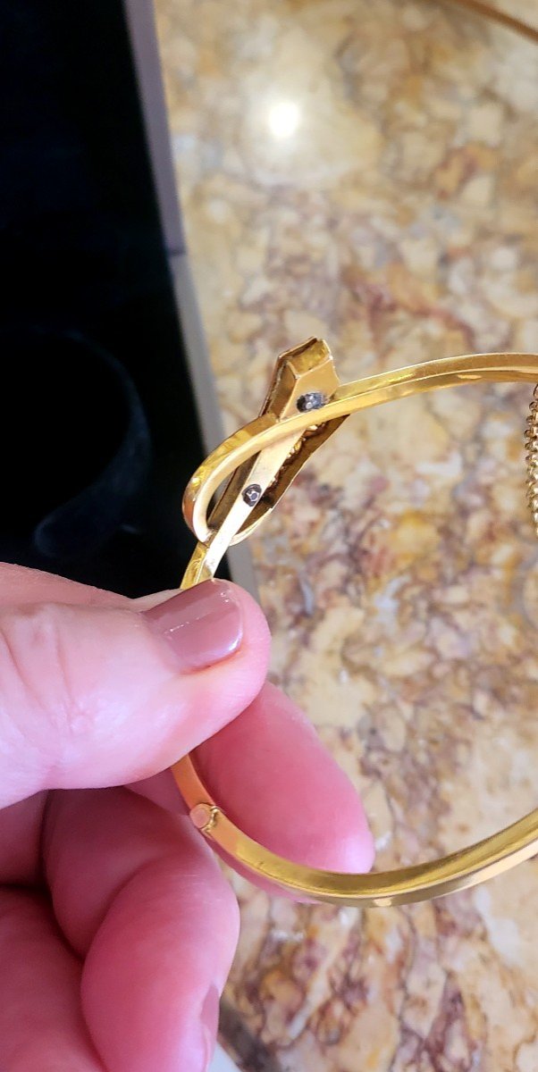 Belle Epoque 18ct Gold Bracelet -photo-3