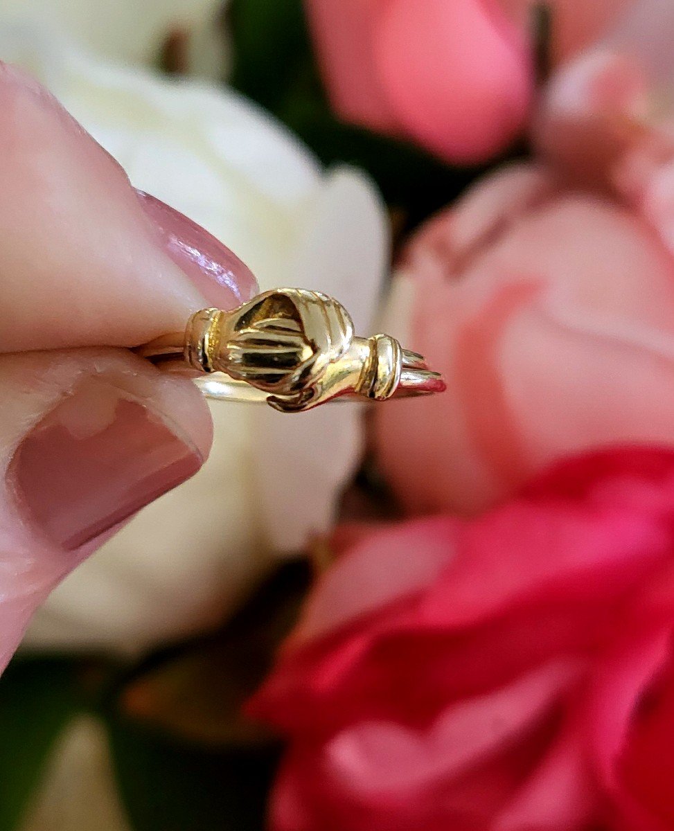 Vintage "fede" 14ct Gold Ring-photo-2