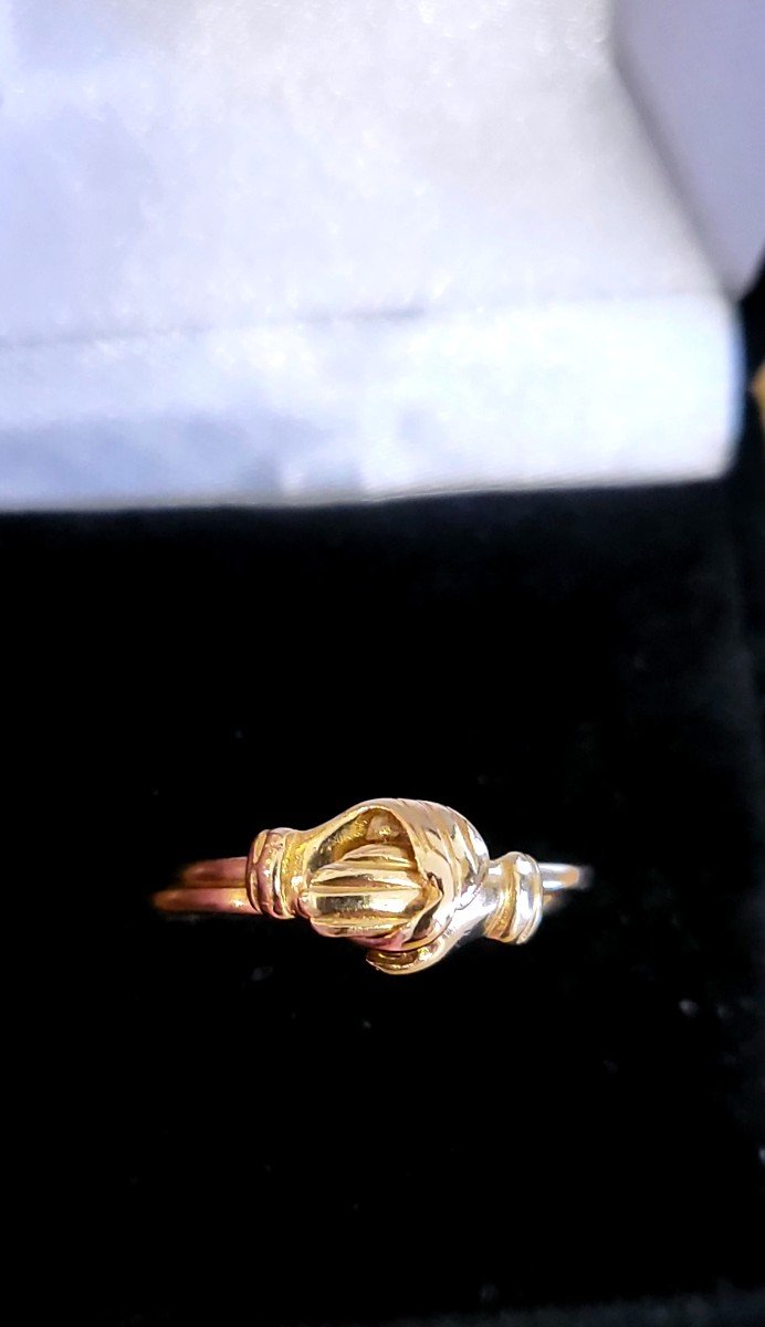 Vintage "fede" 14ct Gold Ring-photo-4