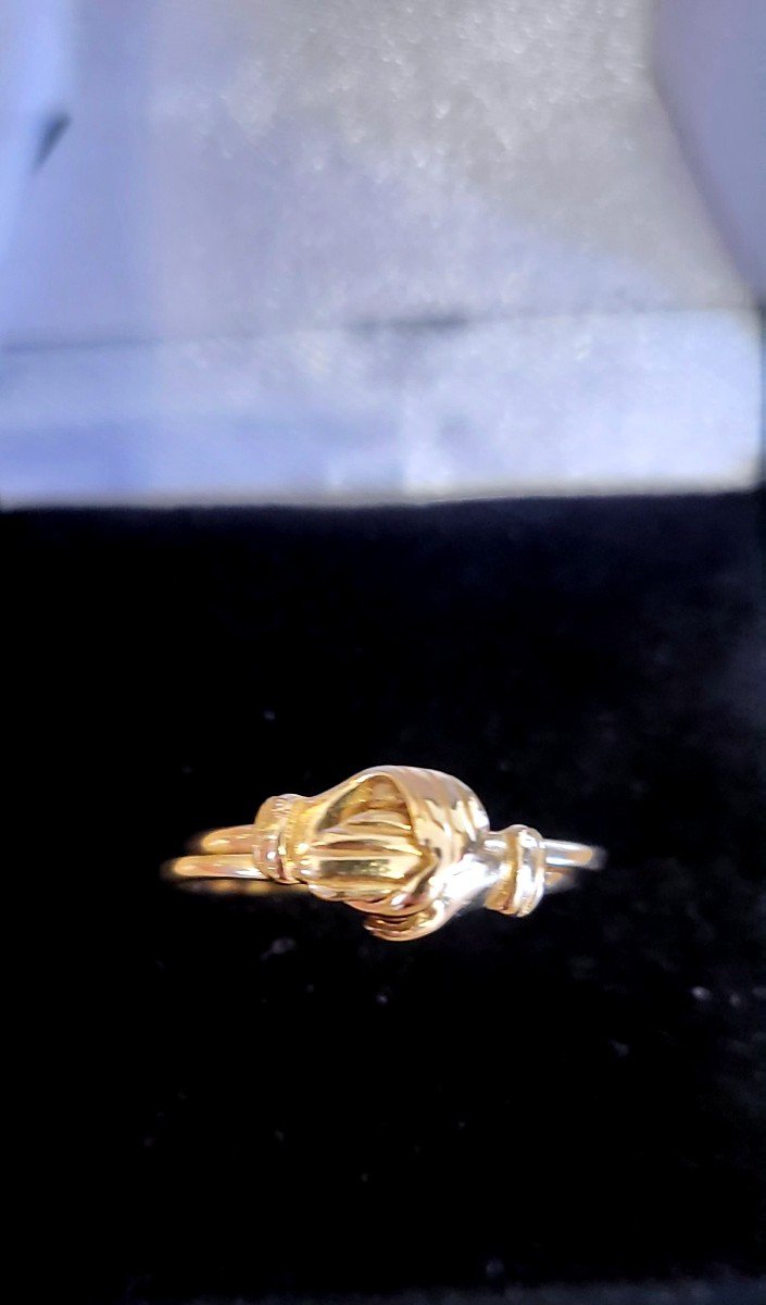 Vintage "fede" 14ct Gold Ring-photo-3