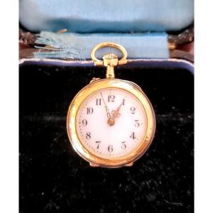 Belle Epoque - Lady's  Pocket Watch In 18ct Gold 