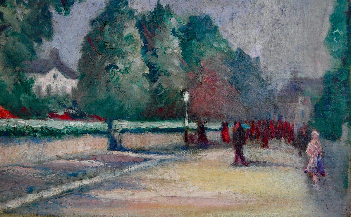 Hst Painting Early 20th Century Post-impressionism The Ballad-photo-3