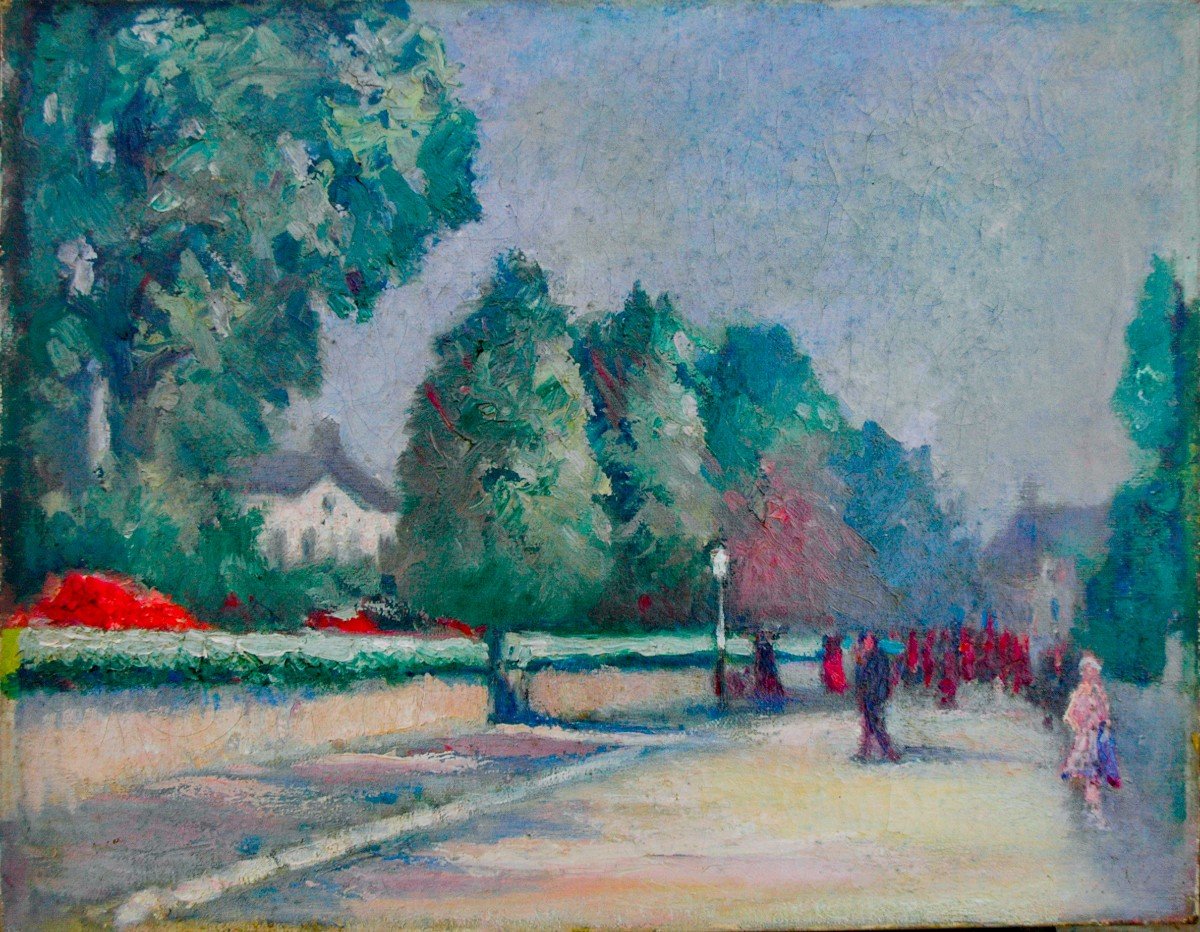 Hst Painting Early 20th Century Post-impressionism The Ballad