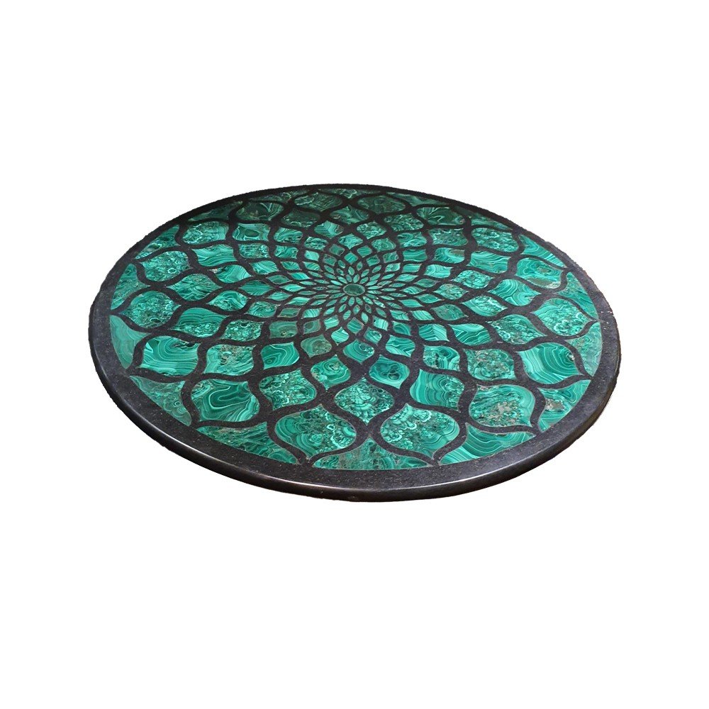 Table d'Appoint En Malachite-photo-2