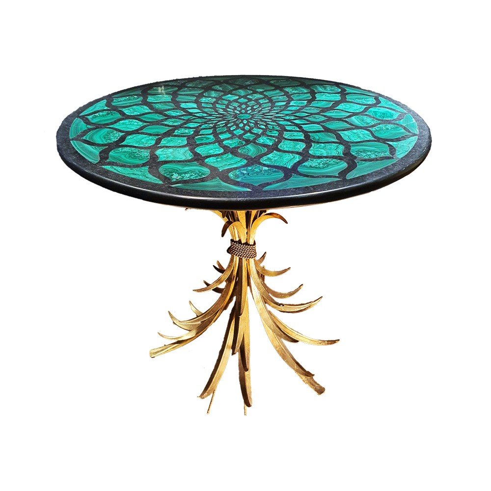 Table d'Appoint En Malachite-photo-3