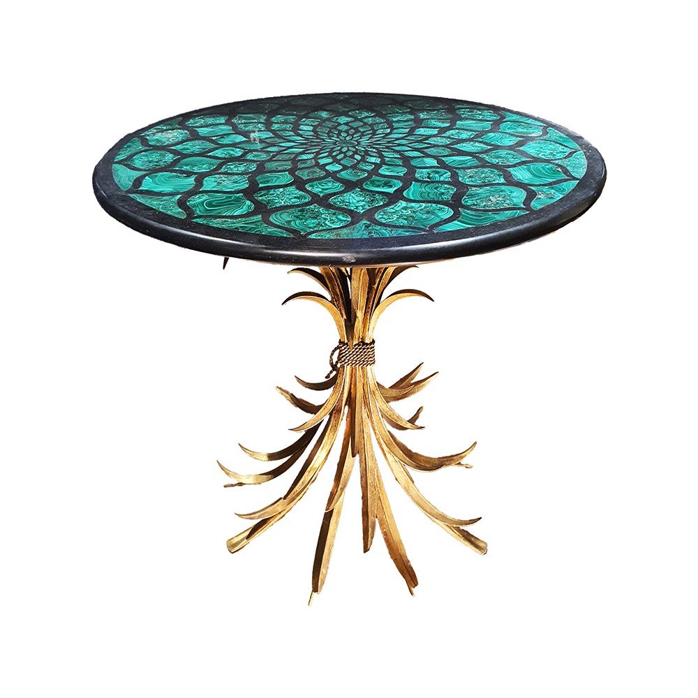 Table d'Appoint En Malachite-photo-4