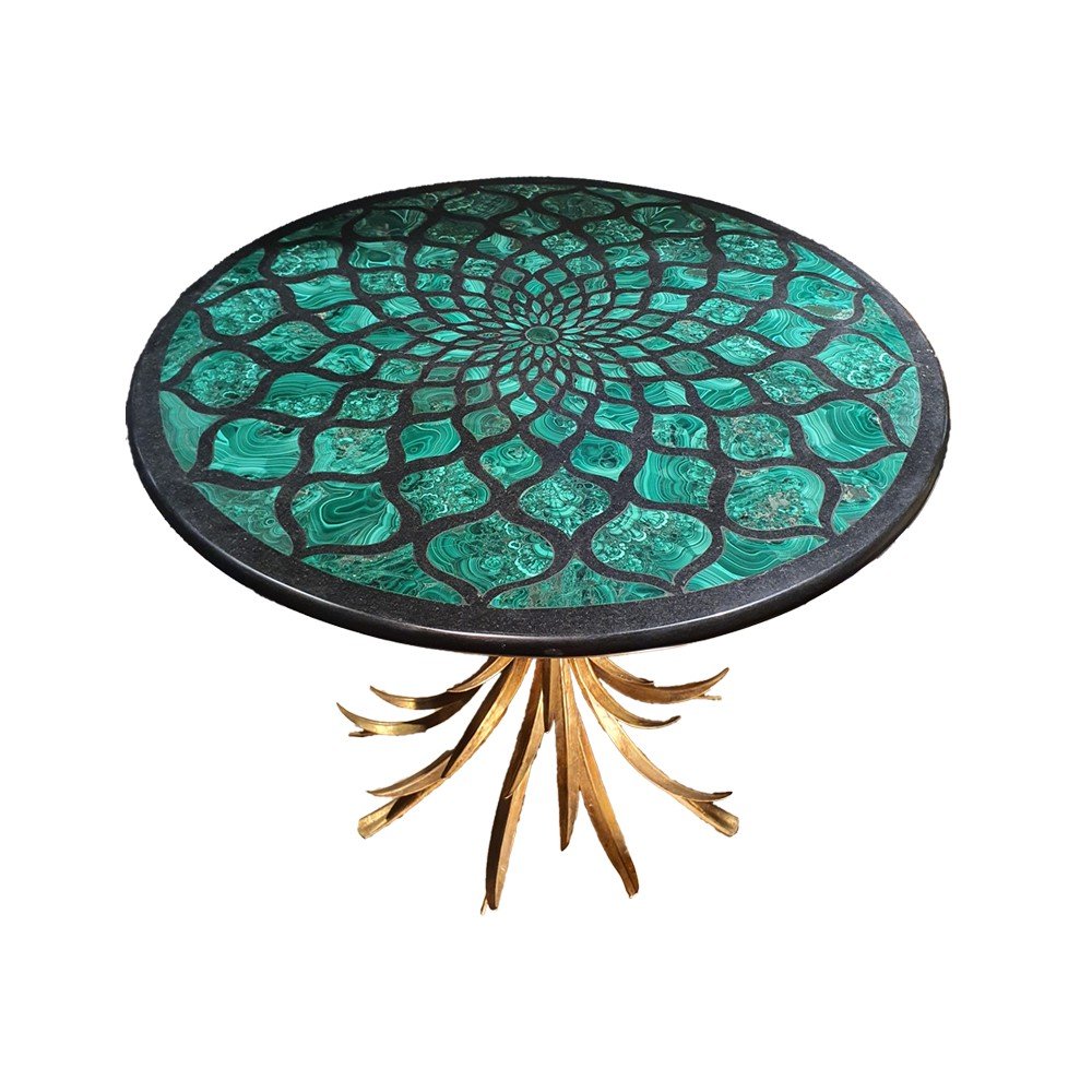 Table d'Appoint En Malachite-photo-1