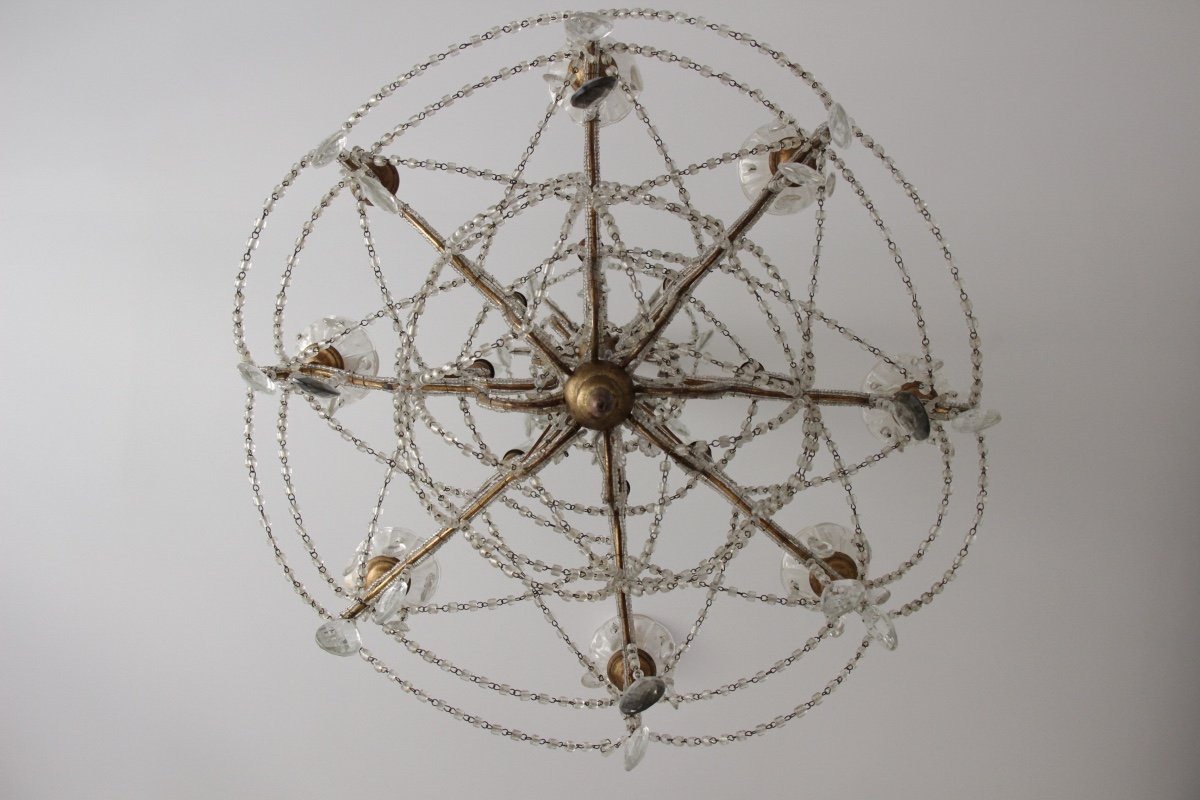 18th Century Style Cage Chandelier-photo-2