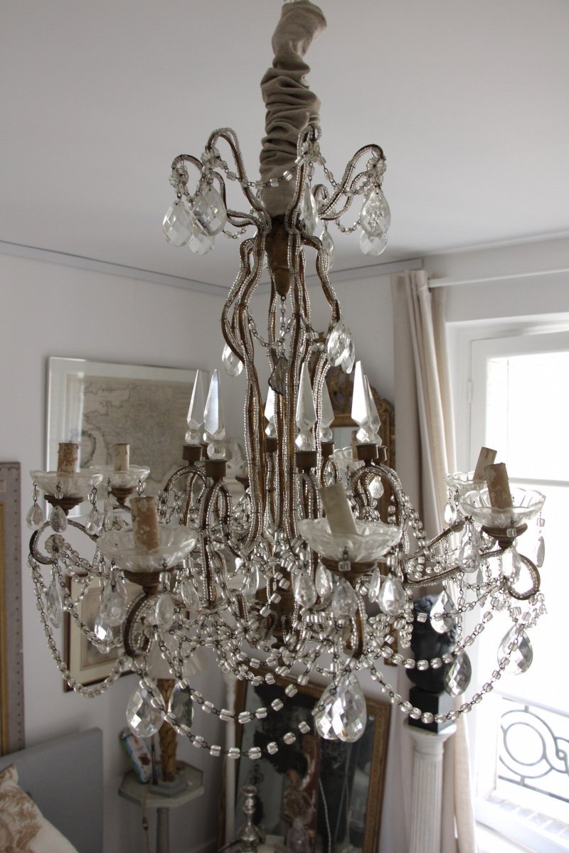 18th Century Style Cage Chandelier