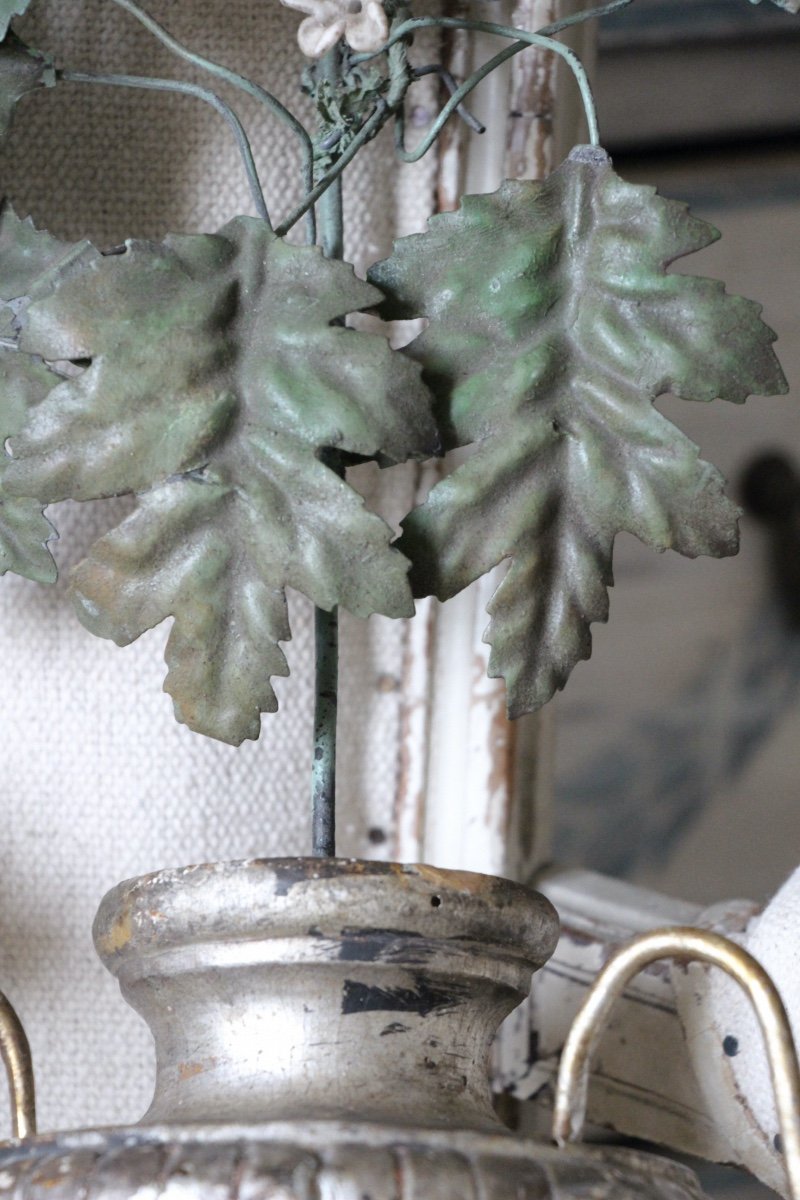 Pair Of Foliage Sconces-photo-2